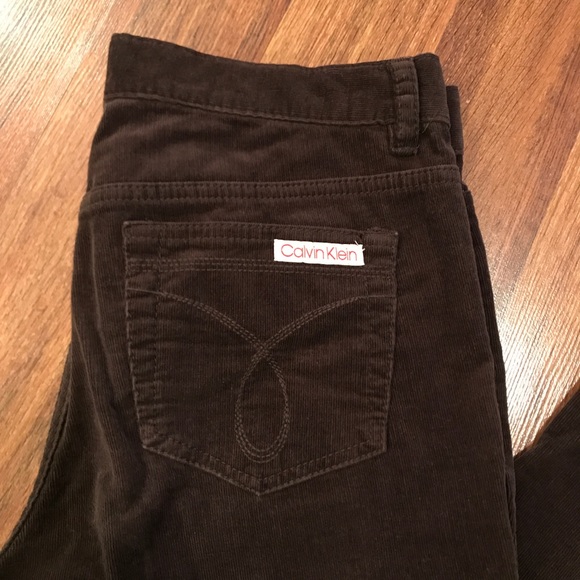 Calvin Klein Brown Cords Size 8 - Picture 2 of 3